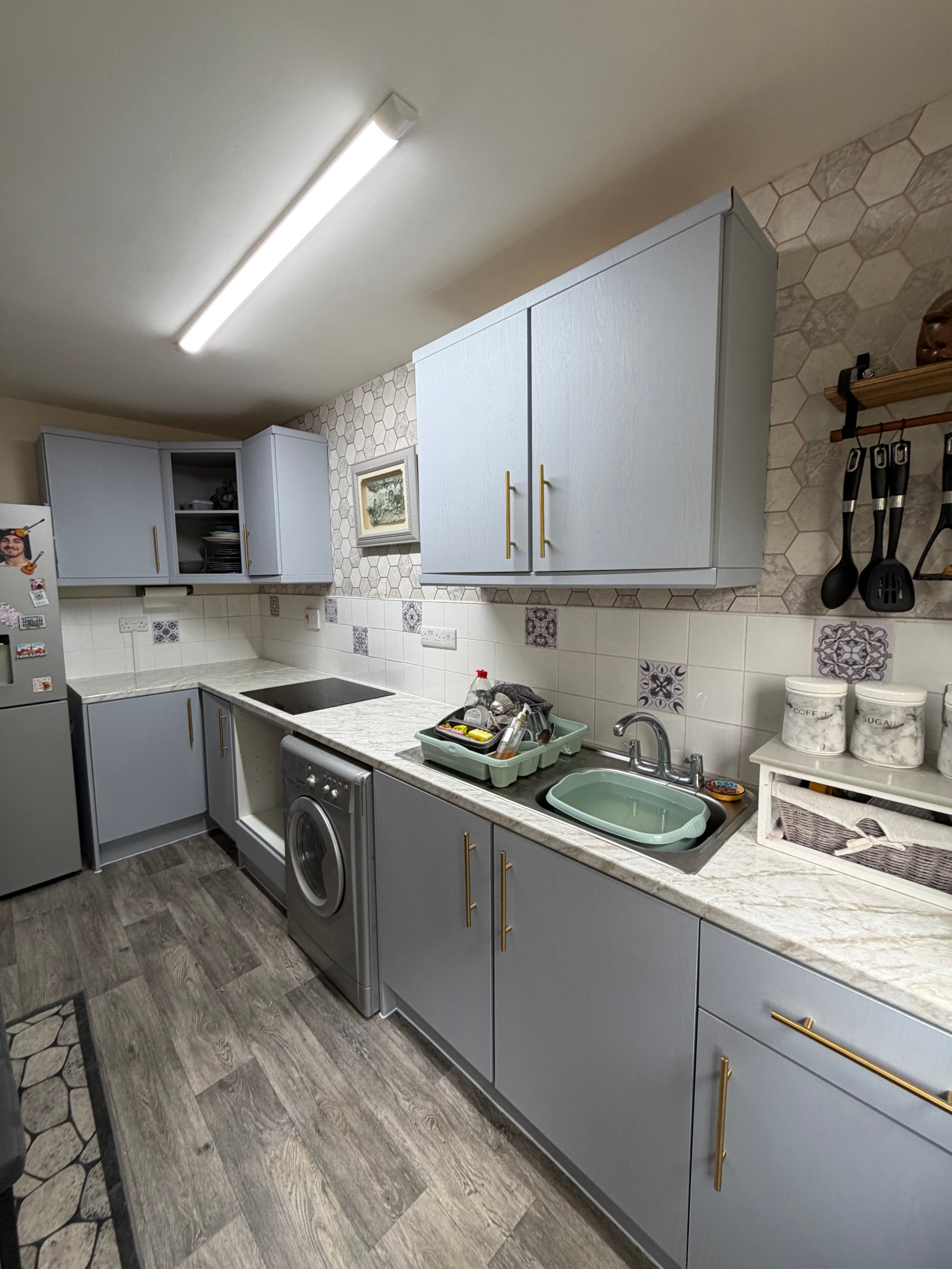 Finished kitchen wrap for a Sheffield homeowner